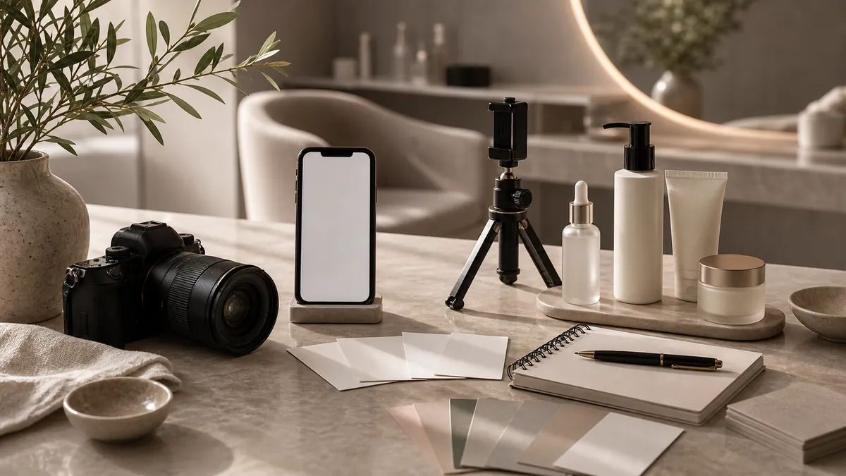 Content creation tools for clinics and hair studios