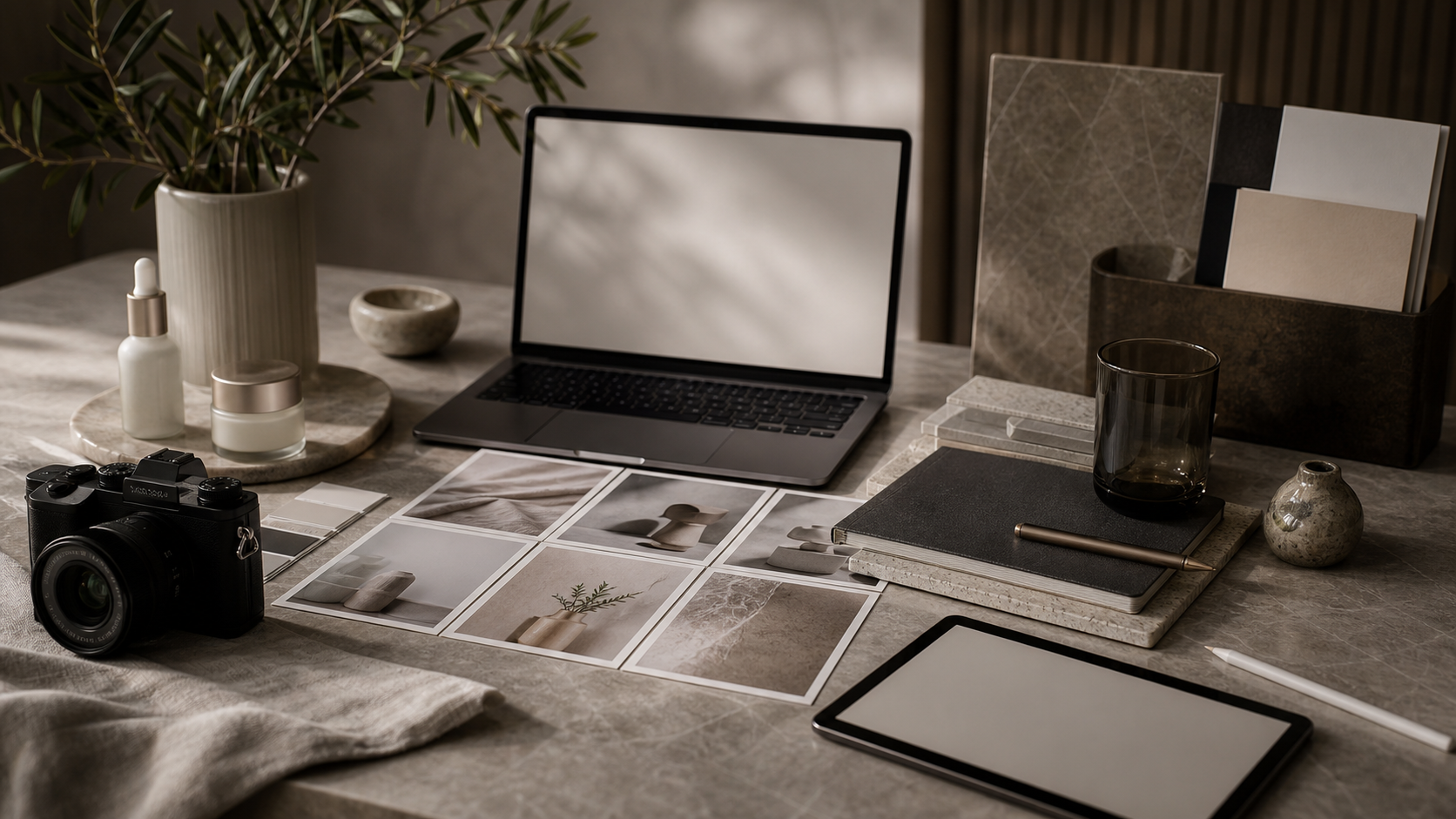 Complete aesthetic clinic brand management workspace