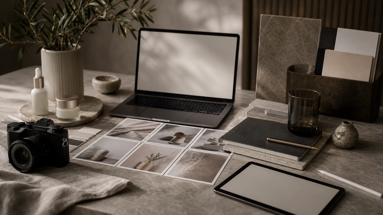 Complete aesthetic clinic brand management workspace