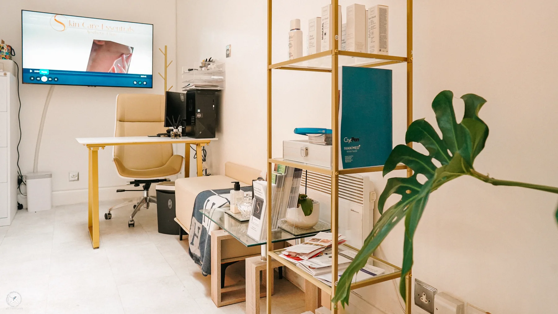 Skin Care Essentials clinic interior