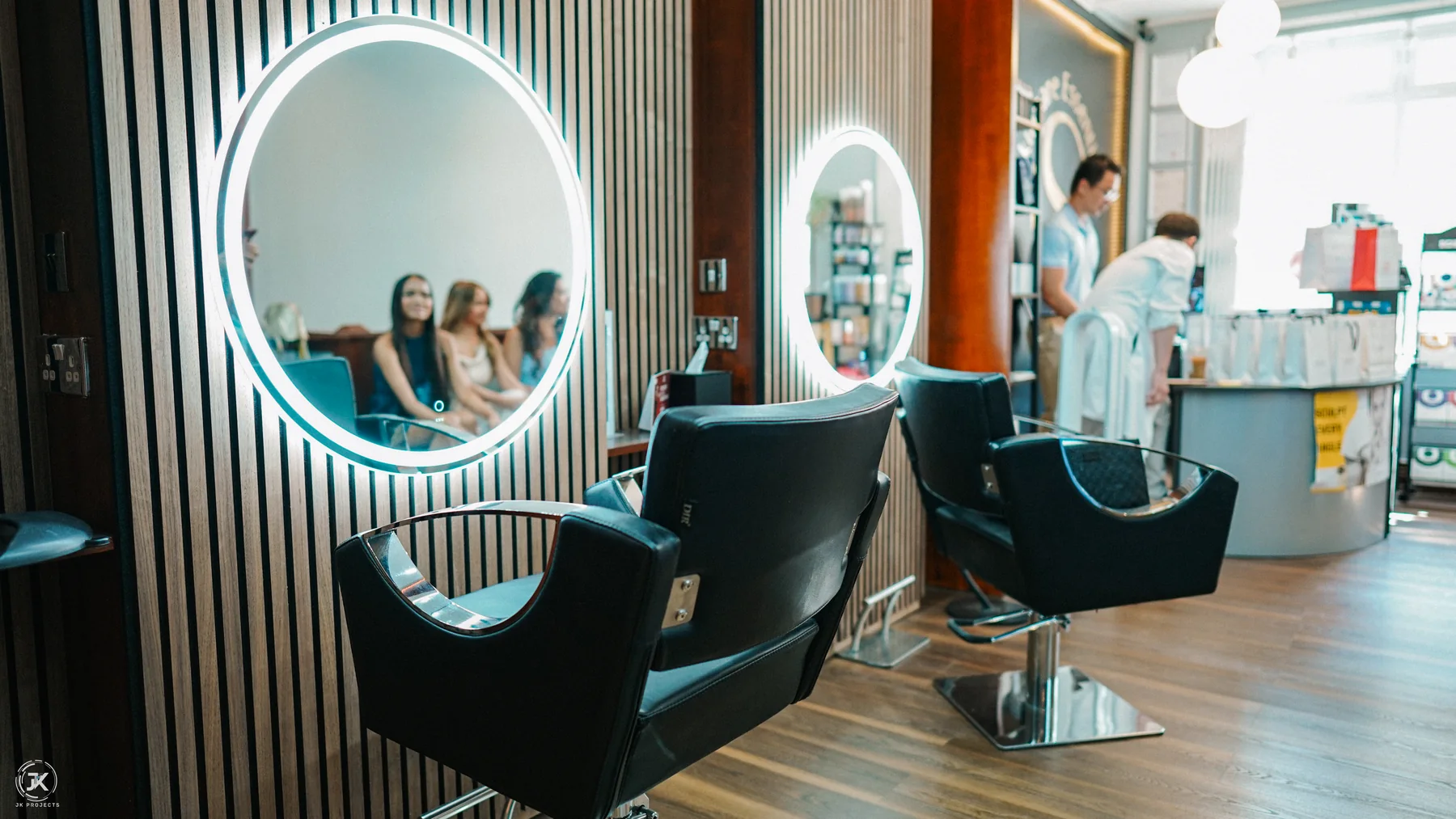 Hair stations inside Skin Care Essentials